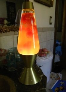 Size : Clear water orange wax Lampes de lava Lava Lampe Volcanique Bouteille De Cire De Bouteille De Bouteille De Bouteille D'eau À La Maison Creative Creative Light Night Light 