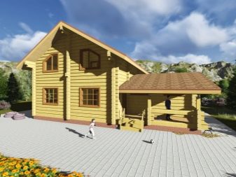 The project of a house of 8x10 m
