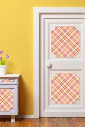  Doors with a picture: ideas and options patterns