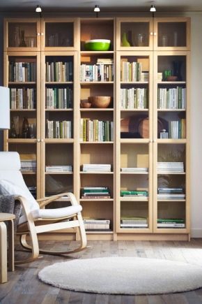 Ikea Bookcase Racks With Glass Doors, Billy Bookcase With Frosted Glass Doors