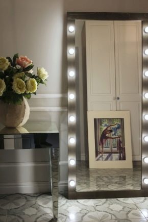  Illuminated mirrors: features and types