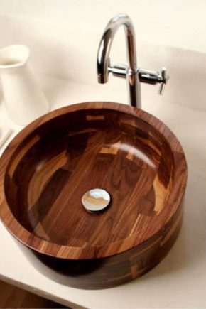 Wood sinks: features and step by step instructions