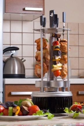  Vertical electric skewers Kavkaz: features and characteristics