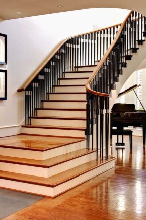 Fa lépcsőfokok: befejező lehetőségek és telepítési lépések