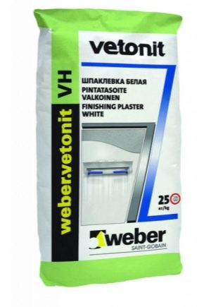  Features of moisture resistant putty Vetonit VH