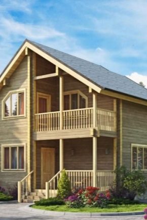  Le sottigliezze del design di case a due piani in legno