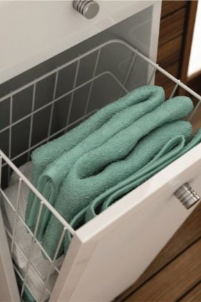  Einen eingebauten Wäschekorb auswählen
