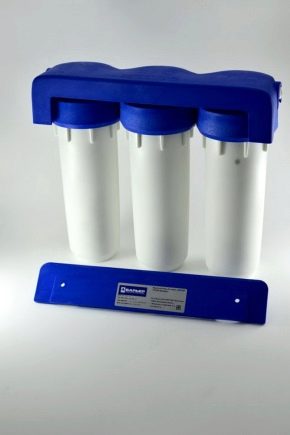  Cartucce per filtri dell'acqua: tipi, sfumature di scelta e raccomandazioni per l'uso