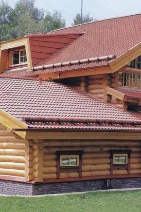  I progetti originali di case di legno fatte di tronchi