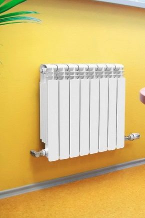 Installatie van verwarmingsradiatoren: omsnoeringsopties en gefaseerde installatie