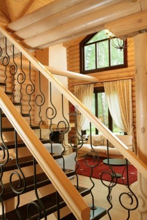  Η επιλογή των τελειωμάτων για τις σκάλες σε μια εξοχική κατοικία