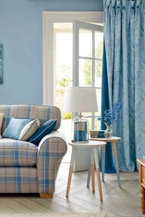  Modré závesy v interiéri: vyberte si odtieň a dizajn
