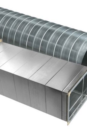  Air ducts for exhaust: varieties and installation