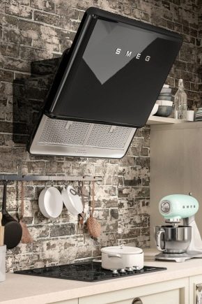  Smeg hoods: varieties and their features