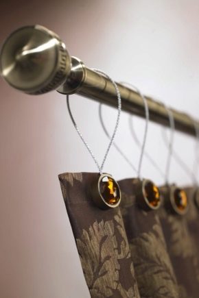  What is the name of what the curtains hang on? Types of mounts