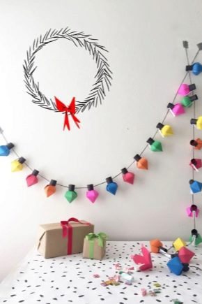 how to make paper christmas garland