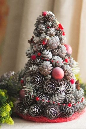  Christmas decorations from cones: features and secrets of manufacturing