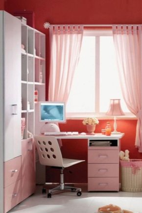  Table by the window in the interior of the children's room