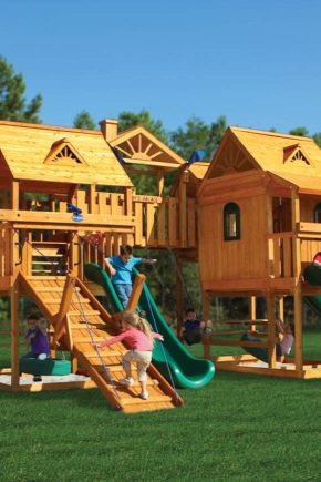  Wooden playgrounds: what is interesting to children and how to implement it?