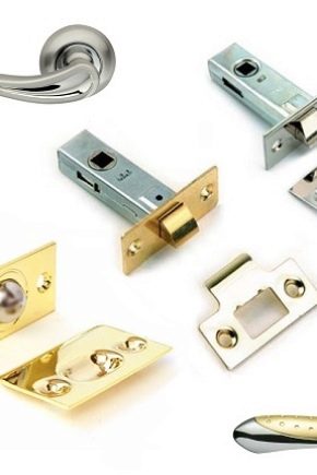  Door latches: mga uri, aparato at subtleties ng pag-install