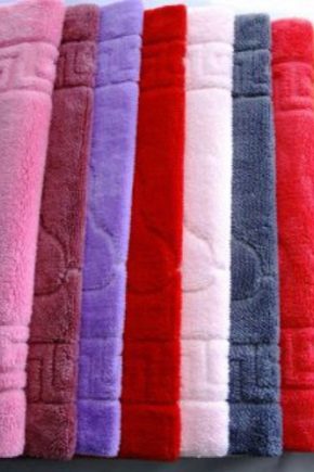  Foot towels: types, design and selection criteria