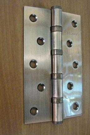 para puertas madera pesadas: bisagras metálicas