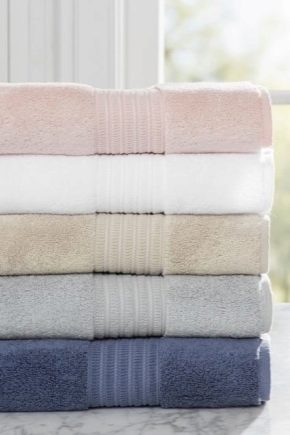 Πετσέτες: ποικιλίες, χαρακτηριστικά, ορόσημα για επιλογή