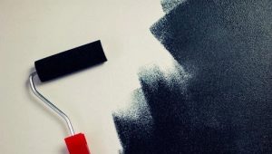  Hoe het plafond te schilderen met een roller: kies een gereedschap voor verf op waterbasis