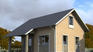  تخطيط المنزل بحجم 10x8 م مع السقف: أفكار التصميم
