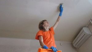  Hoe whitewash van het plafond te wassen: manieren en middelen