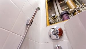  Functies van inbouwmixers voor de hygiënische douche