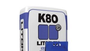  กาวติดกระเบื้อง Litokol K80: ลักษณะทางเทคนิคและคุณสมบัติของใบสมัคร