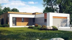  مشاريع المنازل الحديثة مع سقف مسطح: ميزات اختيار وترتيب السقف