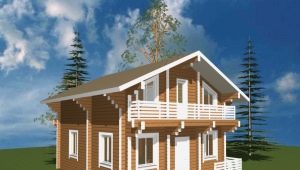  Domy ze dřeva ve velikosti 6 ^ 6: výkresy a schémata budov