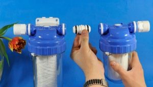  Pouzdra vodního filtru: typy provedení