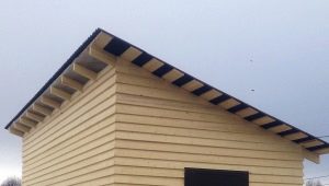  Caratteristiche di costruzione nella casa di campagna di un fienile con un tetto a un lato 3x6 m di dimensioni