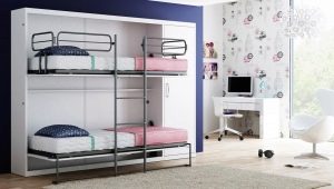  Giường ngủ của trẻ em Bunk: một lựa chọn tuyệt vời cho căn hộ nhỏ