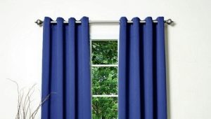  Blue curtains: mga tampok at tip para sa pagpili