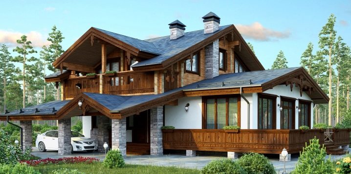  Fantasie in stile chalet: forme del tetto tradizionali e moderne