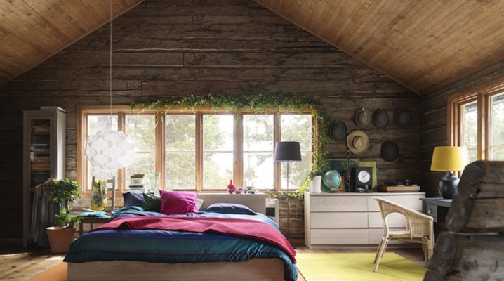 Slaapkamer in een houten huis