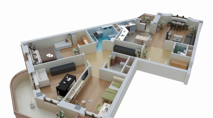  Caracteristici de planificare a apartamentelor de diferite dimensiuni