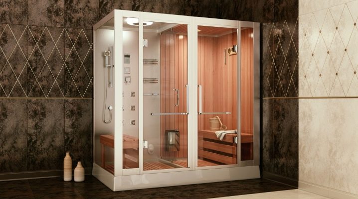  Sauna duş kabinleri: seçim ve özellikleri