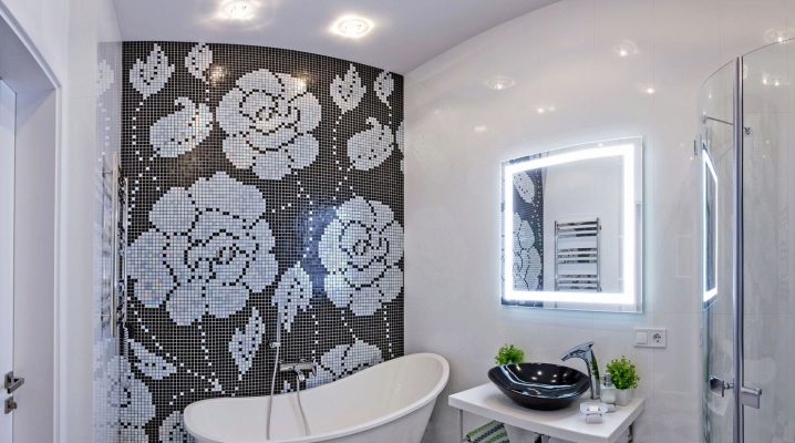  Black and white bathroom: original interior design ideas