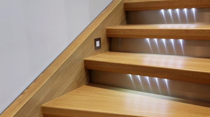  Upplystning av trappan: ursprungliga idéer för belysning av stegen