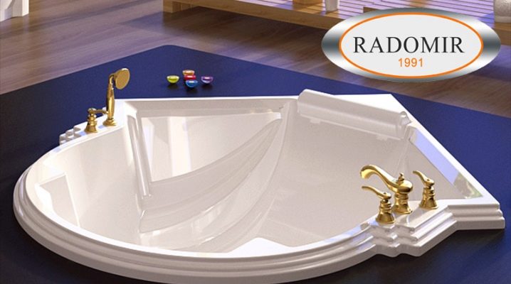  Radomir banyoları: popüler modeller