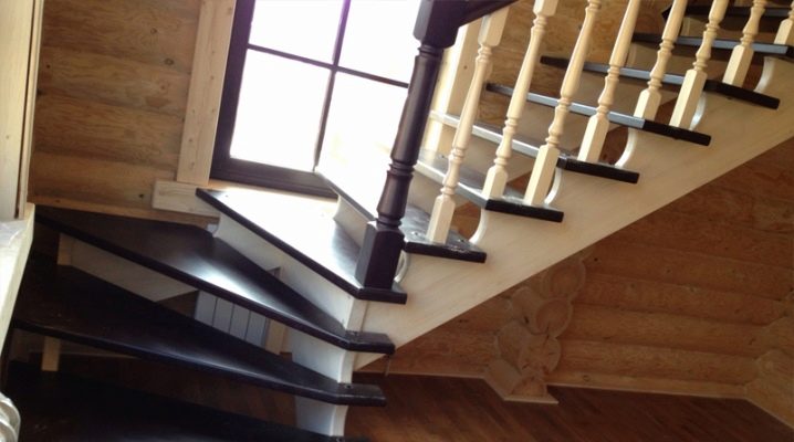  Urval och montering av moderna kombinerade trappor till ett lanthus