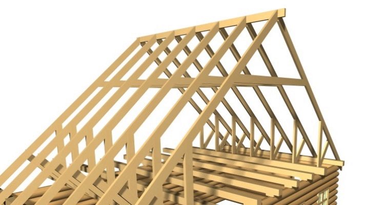  Konstrukce krovu systému sedlové střechy