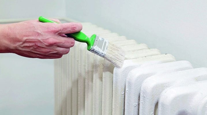  Mga radiator ng pintura: mga uri ng enamel at rekomendasyon para sa aplikasyon
