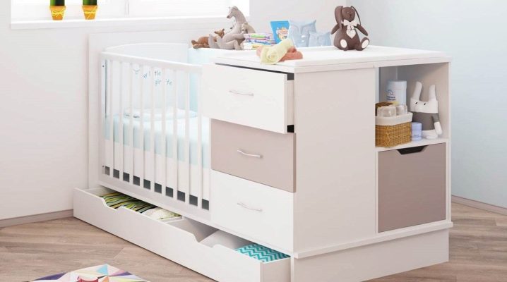  Children's bed with a dresser: types, sizes and design