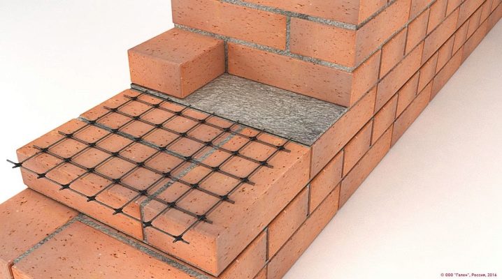  Reinforcement of brickwork: technology and details of the process